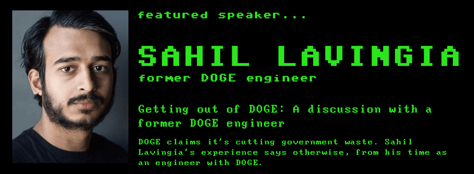 Speaker Sahil Lavingia