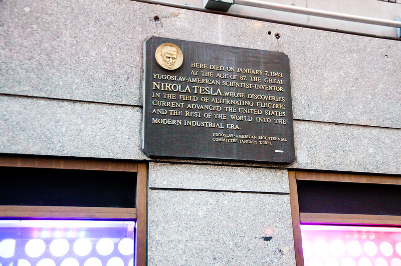 Tesla Plaque